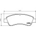 Hella | Bremsbelagsatz, Scheibenbremse | 8DB 355 011-071 Hella | Bremsbelagsatz, Scheibenbremse | 8DB 355 011-071