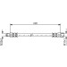 BOSCH Bremsschlauch 1 987 481 015