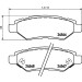 Brembo | Bremsbelagsatz, Scheibenbremse | P 09 014