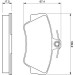 BOSCH | Bremsbelagsatz, Scheibenbremse | 0 986 460 989 BOSCH | Bremsbelagsatz, Scheibenbremse | 0 986 460 989