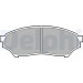 Delphi | Bremsbelagsatz, Scheibenbremse | LP1448 Delphi | Bremsbelagsatz, Scheibenbremse | LP1448