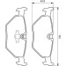 BOSCH | Bremsbelagsatz, Scheibenbremse | 0 986 424 667 BOSCH | Bremsbelagsatz, Scheibenbremse | 0 986 424 667