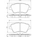 BOSCH Bremsbelagsatz, Scheibenbremse 0 986 494 792