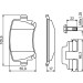 BOSCH | Bremsbelagsatz, Scheibenbremse | 0 986 494 649 BOSCH | Bremsbelagsatz, Scheibenbremse | 0 986 494 649