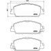 Brembo | Bremsbelagsatz, Scheibenbremse | P 28 077 Brembo | Bremsbelagsatz, Scheibenbremse | P 28 077