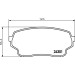Hella | Bremsbelagsatz, Scheibenbremse | 8DB 355 006-941 Hella | Bremsbelagsatz, Scheibenbremse | 8DB 355 006-941