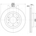 Hella | Bremsscheibe | 8DD 355 119-081