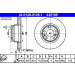 ATE | Bremsscheibe | 24.0128-0105.1 ATE | Bremsscheibe | 24.0128-0105.1