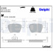 Delphi | Bremsbelagsatz, Scheibenbremse | LP1968 Delphi | Bremsbelagsatz, Scheibenbremse | LP1968