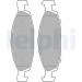 Delphi | Bremsbelagsatz, Scheibenbremse | LP1557