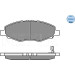 Meyle | Bremsbelagsatz, Scheibenbremse | 025 245 2316/W Meyle | Bremsbelagsatz, Scheibenbremse | 025 245 2316/W