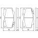 BOSCH | Bremsbelagsatz, Scheibenbremse | 0 986 494 497