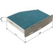BOSCH 0 986 628 515 Innenraumfilter BOSCH 0 986 628 515 Innenraumfilter
