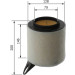 BOSCH F 026 400 018 Luftfilter BOSCH F 026 400 018 Luftfilter