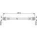 BOSCH | Bremsschlauch | 1 987 481 948 BOSCH | Bremsschlauch | 1 987 481 948