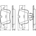 BOSCH | Bremsbelagsatz, Scheibenbremse | 0 986 494 487