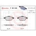 Brembo | Bremsbelagsatz, Scheibenbremse | P 68 040
