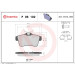Brembo | Bremsbelagsatz, Scheibenbremse | P 06 102 Brembo | Bremsbelagsatz, Scheibenbremse | P 06 102