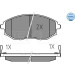 Meyle | Bremsbelagsatz, Scheibenbremse | 025 248 6417/W Meyle | Bremsbelagsatz, Scheibenbremse | 025 248 6417/W