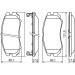 BOSCH | Bremsbelagsatz, Scheibenbremse | 0 986 424 815 BOSCH | Bremsbelagsatz, Scheibenbremse | 0 986 424 815