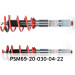 Eibach | Fahrwerkssatz, Federn/Dämpfer | Fahrwerkssatz Federn Dämpfer Pro Street Multi | PSM69-20-030-04-22 Eibach | Fahrwerkssatz, Federn/Dämpfer | Fahrwerkssatz Federn Dämpfer Pro Street Multi | PSM69-20-030-04-22