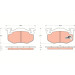 TRW | Bremsbelagsatz, Scheibenbremse | GDB1305 TRW | Bremsbelagsatz, Scheibenbremse | GDB1305