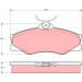 GDB399 Bremsbelagsatz, Scheibenbremse