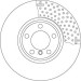 TRW | Bremsscheibe | DF6603S