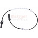 Metzger | Sensor, Raddrehzahl | 09001612 Metzger | Sensor, Raddrehzahl | 09001612