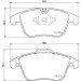 Hella | Bremsbelagsatz, Scheibenbremse | 8DB 355 013-731