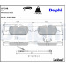Delphi | Bremsbelagsatz, Scheibenbremse | LP2248 Delphi | Bremsbelagsatz, Scheibenbremse | LP2248