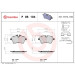 Brembo | Bremsbelagsatz, Scheibenbremse | P 06 104 Brembo | Bremsbelagsatz, Scheibenbremse | P 06 104