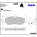 Delphi Bremsbelagsatz, Scheibenbremse LP1935