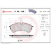 Brembo | Bremsbelagsatz, Scheibenbremse | P 85 168 Brembo | Bremsbelagsatz, Scheibenbremse | P 85 168