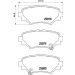 Brembo | Bremsbelagsatz, Scheibenbremse | P 49 049 Brembo | Bremsbelagsatz, Scheibenbremse | P 49 049