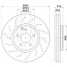 Hella | Bremsscheibe | 8DD 355 122-911