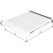 BOSCH 1 987 432 069 Innenraumfilter