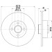 Hella | Bremsscheibe | 8DD 355 123-271 Hella | Bremsscheibe | 8DD 355 123-271