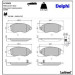 Delphi Bremsbelagsatz, Scheibenbremse LP1582