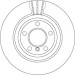 Bremsscheibe TRW SINGLE DF6617S