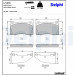 Delphi | Bremsbelagsatz, Scheibenbremse | LP1858 Delphi | Bremsbelagsatz, Scheibenbremse | LP1858