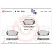 Brembo | Bremsbelagsatz, Scheibenbremse | P 30 040 Brembo | Bremsbelagsatz, Scheibenbremse | P 30 040