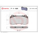 Brembo | Bremsbelagsatz, Scheibenbremse | P 11 023 Brembo | Bremsbelagsatz, Scheibenbremse | P 11 023