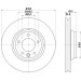 Hella | Bremsscheibe | 8DD 355 109-781 Hella | Bremsscheibe | 8DD 355 109-781