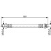 BOSCH | Bremsschlauch | 1 987 481 032 BOSCH | Bremsschlauch | 1 987 481 032