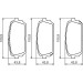 BOSCH | Bremsbelagsatz, Scheibenbremse | 0 986 494 400