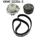 SKF | Wasserpumpe + Zahnriemensatz | VKMC 02204-3 SKF | Wasserpumpe + Zahnriemensatz | VKMC 02204-3