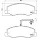 Hella | Bremsbelagsatz, Scheibenbremse | 8DB 355 015-311