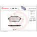 Brembo | Bremsbelagsatz, Scheibenbremse | P 68 041 Brembo | Bremsbelagsatz, Scheibenbremse | P 68 041