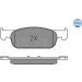 Meyle Bremsbelagsatz, Scheibenbremse MEYLE-ORIGINAL: True to OE 025 225 2517
